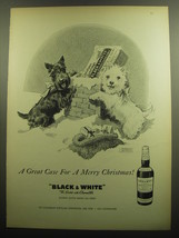 1958 Black &amp; White Scotch Advertisement - art by Morgan Dennis - A great case - £14.38 GBP