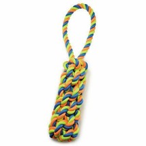 Rope Toys For Dogs Mighty Bright Colored Rugged Knot Training Dummy Tug ... - £9.27 GBP