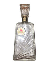 Vintage Seagram&#39;s Seven Crown Liquor Bottle ~ Decanter w/ Stopper Whiske... - £18.07 GBP