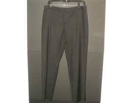 Ellen Tracy Size 4 Dress Pants Black w/ Pinstripes - £12.22 GBP