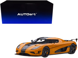 Koenigsegg Agera RS Cone Orange with Black Carbon Accents 1/18  Model Ca... - £312.05 GBP