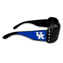 Kentucky Wildcats Black Sunglasses with Logo and Crystal Clear Rhinestones - £13.06 GBP
