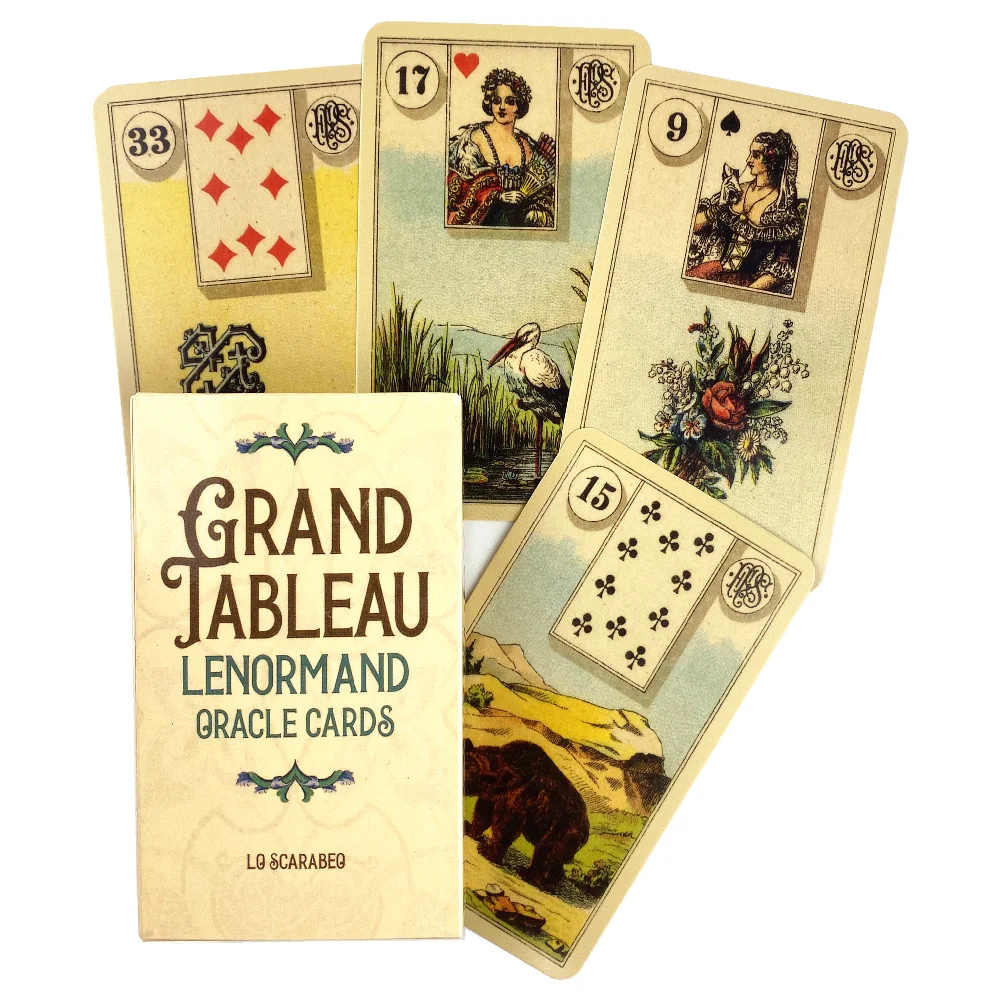 Grand Tableau Lenormand Oracle Cards Deck Tarot Family Party d Game - £83.61 GBP