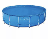 16-22 ft Ring Pool &amp; Metal Frame Swimming Pool Cover Durable Cubierta de... - $84.92
