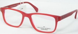 Young Wills By William Morris 42 C3 Matt Red Eyeglasses Glasses 48-16-130mm - £48.70 GBP