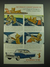 1956 Ford Fordor Victoria Ad - The World's largest selling V-8 - £14.52 GBP
