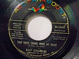 Ray Charles-Take These Chains From My Heart / No Letter Today-45rpm-1963-VG - £1.96 GBP