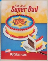 Dairy Queen Poster Super Dad Father&#39;s Day 22x28 dq2 - £11.15 GBP