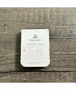 Sony PlayStation OEM Official 1 PS1 PSX Memory Card SCPH-1020 - GRAY - - $20.19 CAD