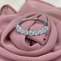 1 Carat Lab Grown Diamond Wedding Band 9 Stones 14k Gold Anniversary Ring - $7,344.00 MXN+