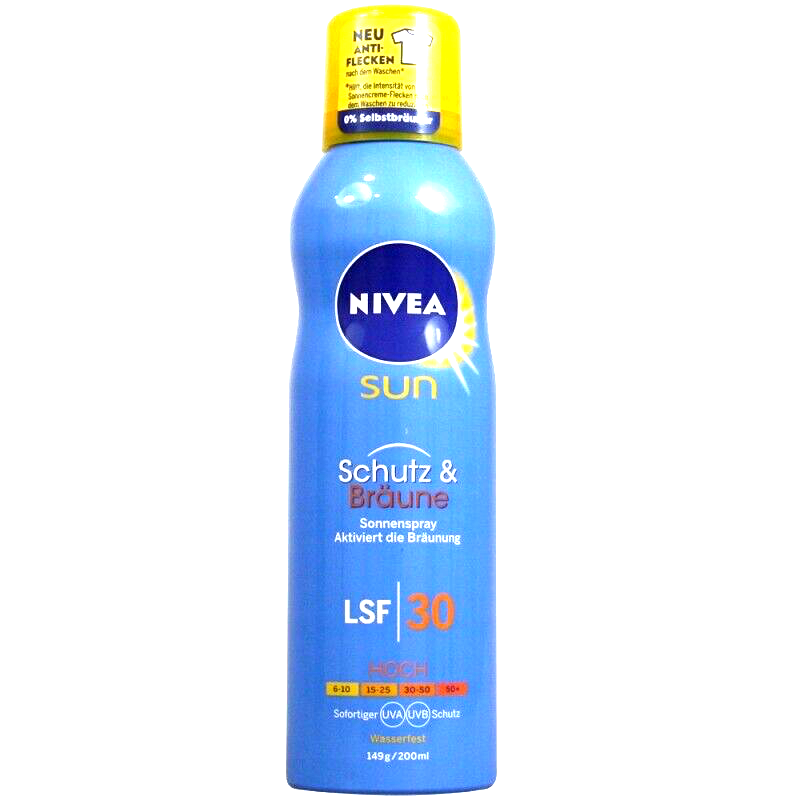 Nivea Sun Bronze & Protect LOTION Sunscreen SPF 30 -SPRAY- 150ml-FREE SHIPPING - £20.90 GBP