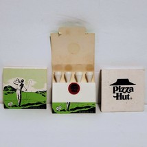 Lot 3 Packs PIZZA HUT VTG Golf Tee Set of 4 Tees &amp; Place Marker - 12 Total Tees - £3.86 GBP