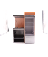 Rainbow High Doll House Kitchen Replacement Stove and Fridge Cabinet for... - £8.88 GBP