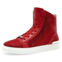 Men&#39;s J75 By Jump Red Jeweled Sparta Hi Fashion Sneakers NWT - £212.60 GBP