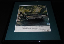 1975 Cadillac 11x14 Framed ORIGINAL Vintage Advertisement - £31.84 GBP