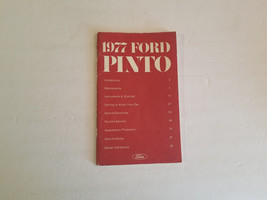 1977 Ford Pinto Owner&#39;s Manual - $14.83
