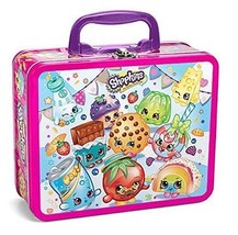 Shopkins 100 piece Puzzle asst Lunchbox Tin Characters Tin Lunch Box Case Jigsaw - £15.86 GBP