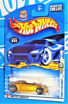 Hot Wheels 2002 First Editions 37/42 #49 Hyundai Spyder Concept Gold w/ PR5s - £3.11 GBP