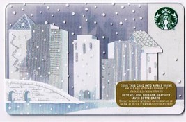 Starbucks 2015 Gift Card White Winter No Value  English French - £1.50 GBP