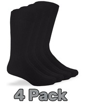 Jefferies Socks Mens Microfiber Nylon Ribbed Dress Mid Calf Socks 4 Pair... - $263.49 MXN