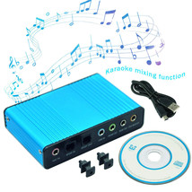 6 Channel 5.1 External Usb Sound Card Adapter Optical Audio Laptop Notebook Pc - £17.56 GBP