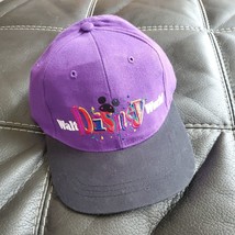 Goofy&#39;s Hat Co Embroidered Snapback Hat Purple Black Walt Disney World Not Worn - £30.36 GBP