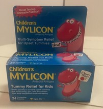 Childrens Mylicon Multi Symptom Tummy Relief 24 Cherry Flavor Chewable Tablets - £5.79 GBP