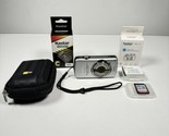 Canon PoweShot SD980 IS Digital Camera Elph Silver 12.1MP PC1437 Works Good - $118.79