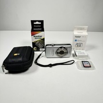 Canon PoweShot SD980 IS Digital Camera Elph Silver 12.1MP PC1437 Works Good - $118.79