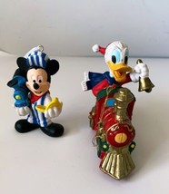 Walt Disney Mickey Mouse Donald Duck Ornaments Lot Vintage - $18.32