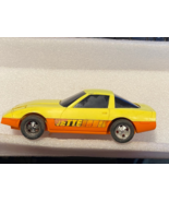 80&#39;s ERTL Shakers Yellow/Orange Corvette 7&quot; w/Moving Engine &amp; Hood *Pre-... - $303.80 MXN