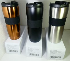 Starbucks 3 Tumbler 12 oz Lucy Stainless Steel (Silver,Black ,Copper) W Sku, New - £430.24 GBP