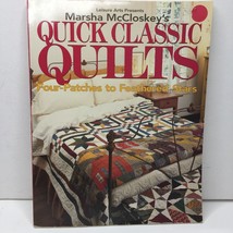 Leisure Arts Quick Classic Quilts Marsha McCloskey Quilting Book Hardbound - £23.71 GBP