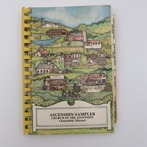 Vtg Ascension Church Sampler Cookbook Chesterfield MO Missouri Spiral Bound 1986 - $12.59