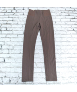 Simply Noelle Pants Womens XS Taupe Pull On Stretch Ponte Straight Pants - £19.71 GBP