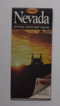 Official State Folding Road Map Nevada Official State Map 1995 - 1996 - £6.04 GBP