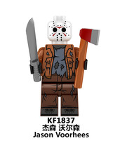 Halloween Horror Series Jason Voorhees KF1837 Building Minifigure Toys - £2.70 GBP