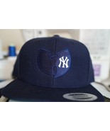 New York Yankees, Wu Tang, 90s Hip Hop Rap Embroidered Snapback Hat - £27.49 GBP
