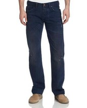 Diesel Larkee 0811K Men&#39;s Dark Blue Regular Straight Denim Jeans Trousers 28 30 - £52.03 GBP