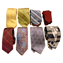 Men&#39;s Calvin Klein Van Heusen Nadler Assorted Silk Neck Tie Lot Of 8 Ties - $18.94