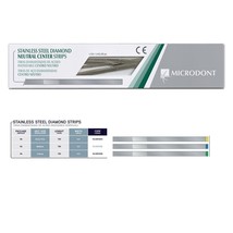 Microdont Stainless Steel DIAMOND Strips Multiple Sizes 6 Per Pack - £10.94 GBP