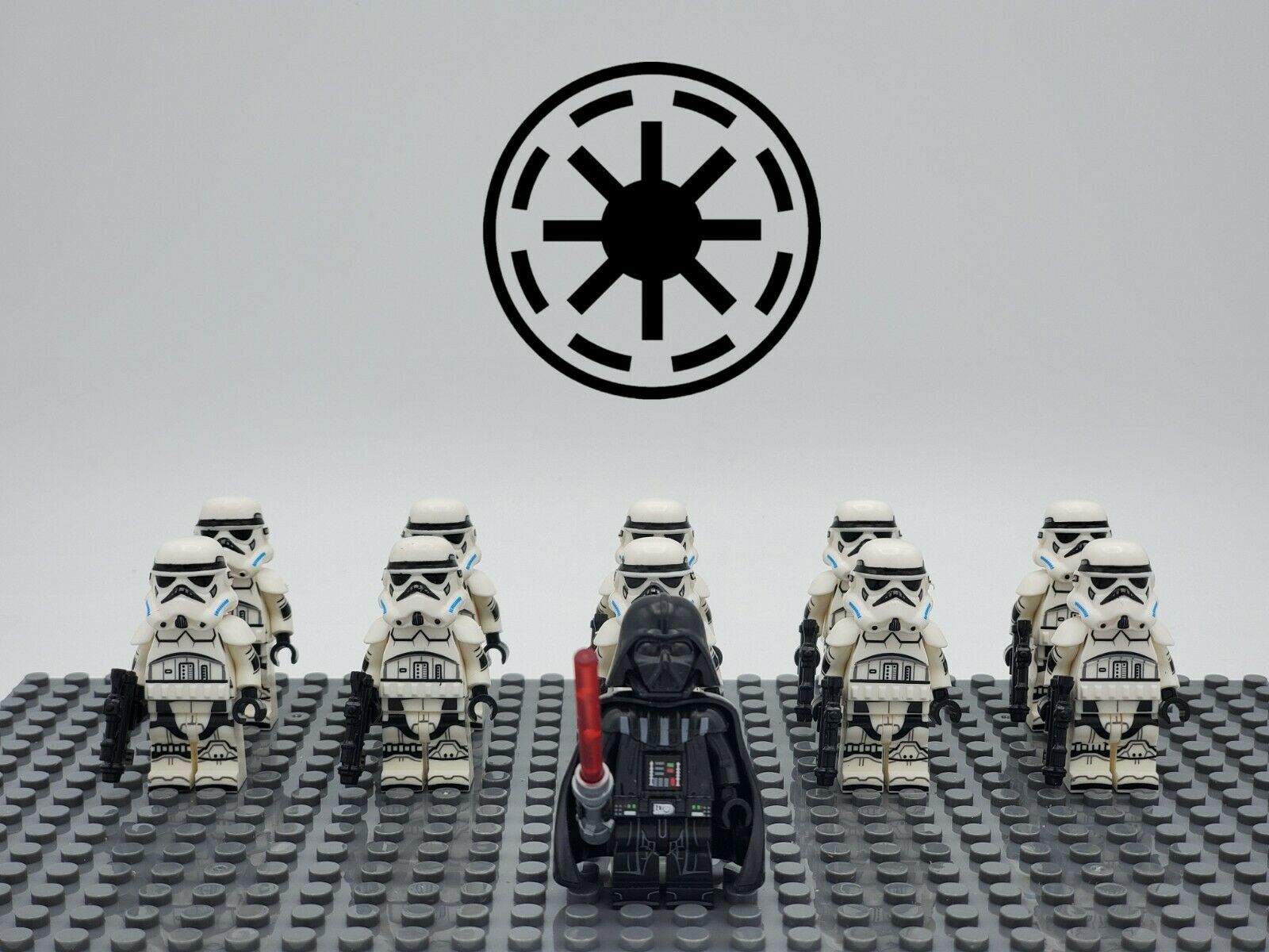 11Pcs Darth Vader Stormtrooper Empire Army Star Wars Clone Wars Minifigures Toys