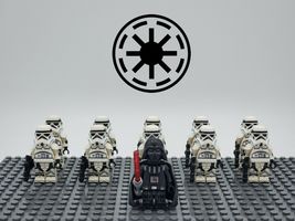 11Pcs Darth Vader Stormtrooper Empire Army Star Wars Clone Wars Minifigu... - £19.22 GBP