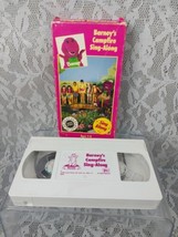 Barney&#39;s Campfire Sing Along VHS Video Tape Musical Kids Purple Dinosaur Barney - $8.99