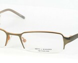 GOTTI + NIEDERER GEORG BRM-0 Bronzo Occhiali da Sole Titanio 49-18-140mm - $177.89