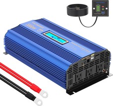Power Inverter 2000W Dc 12V To Ac 120V Modified Sine Wave Inverter With Lcd - £156.30 GBP