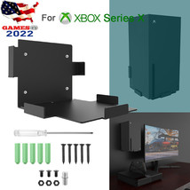 Black Metal Wall Mount Stand Bracket Installation Kit For XBox Series X ... - £30.55 GBP