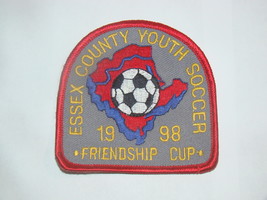 ESSEX COUNTY YOUTH SOCCER 1998 FRIENDSHIP CUP - Soccer Patch - $152.31 MXN