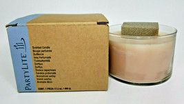 PartyLite 3 Wick Bowl Jar Candle 13.5oz New Box Vanilla Citron  P4B/G34249 - £19.63 GBP