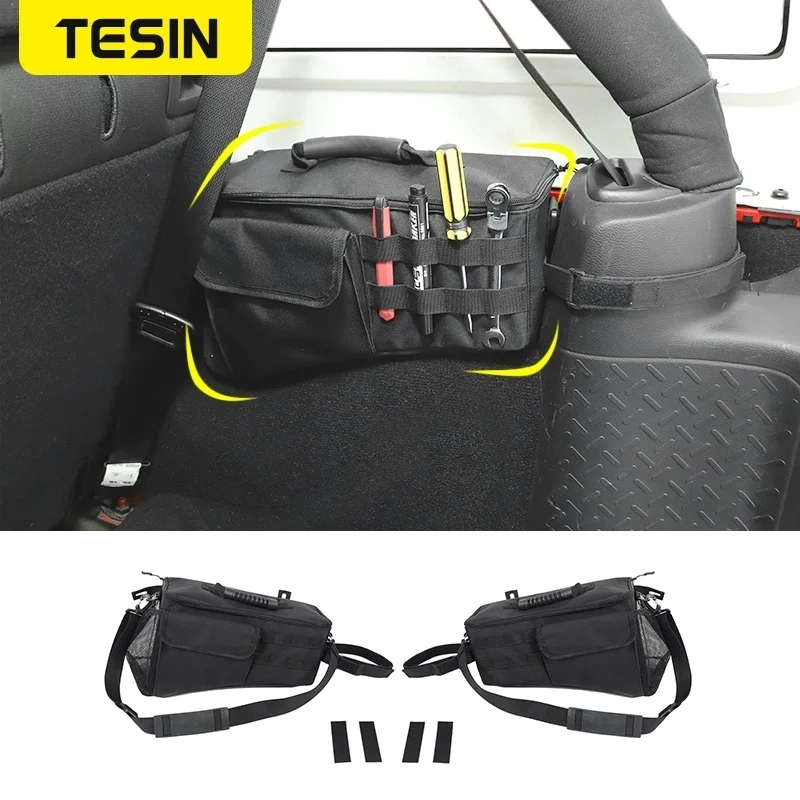TESIN Stowing Tidying for Jeep Wrangler JK Car Trunk Side Storage Bag Organizer - £35.57 GBP+